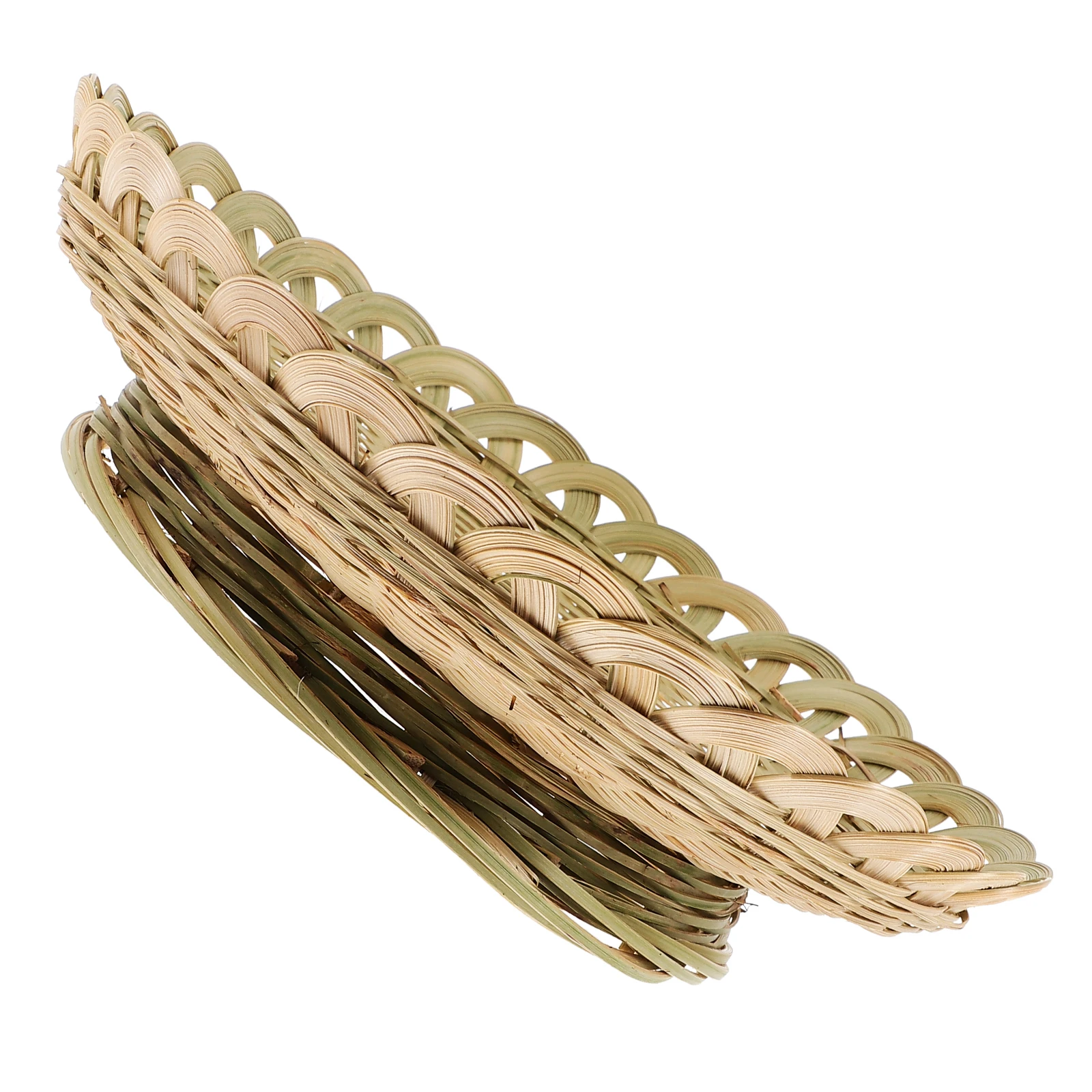 Round Bamboo Woven Tray Artisan Crafted Fruit Serving Plate for Home Kitchen Snack Storage Decorative Bread Candy Dish Portable
Round Bamboo Woven Tray Artisan Crafted Fruit Serving Plate for Home Kitchen Snack Storage Decorative Bread Candy Dish Portable