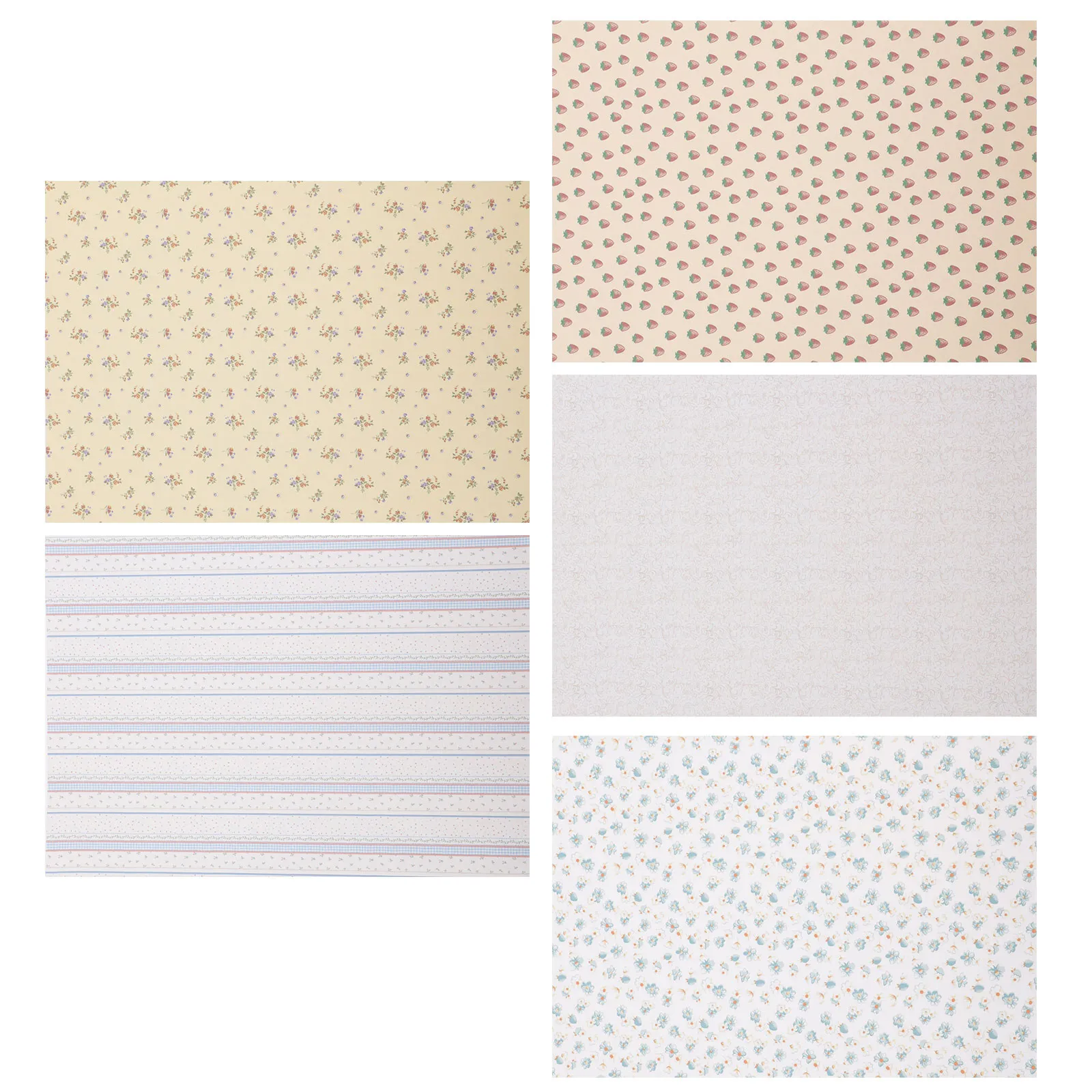 5 Sheets Mini Wall Stickers Lovely Self-Adhesive Removable Dollhouse Accessories Miniature Wall Decals for Kids Miniature House
5 Sheets Mini Wall Stickers Lovely Self-Adhesive Removable Dollhouse Accessories Miniature Wall Decals for Kids Miniature House