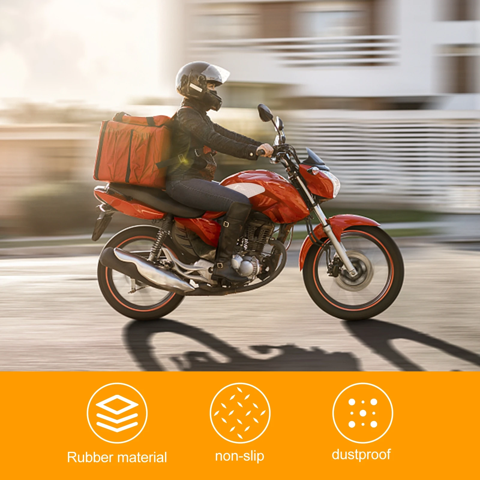 Eco-friendly Rubber Tank Anti-skid Sticker Nonslip Traction Pads for Motorcycle Gas Modified Sticker Pedal Protects Tank
Eco-friendly Rubber Tank Anti-skid Sticker Nonslip Traction Pads for Motorcycle Gas Modified Sticker Pedal Protects Tank