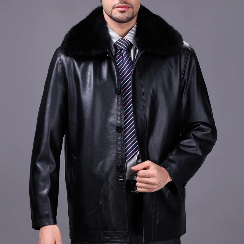 Autumn Winter Faux Leather Jacket Men Plush Inner Clothes for Clothing Enlarged Size Coats and Jackets Male Tops FCY
Autumn Winter Faux Leather Jacket Men Plush Inner Clothes for Clothing Enlarged Size Coats and Jackets Male Tops FCY