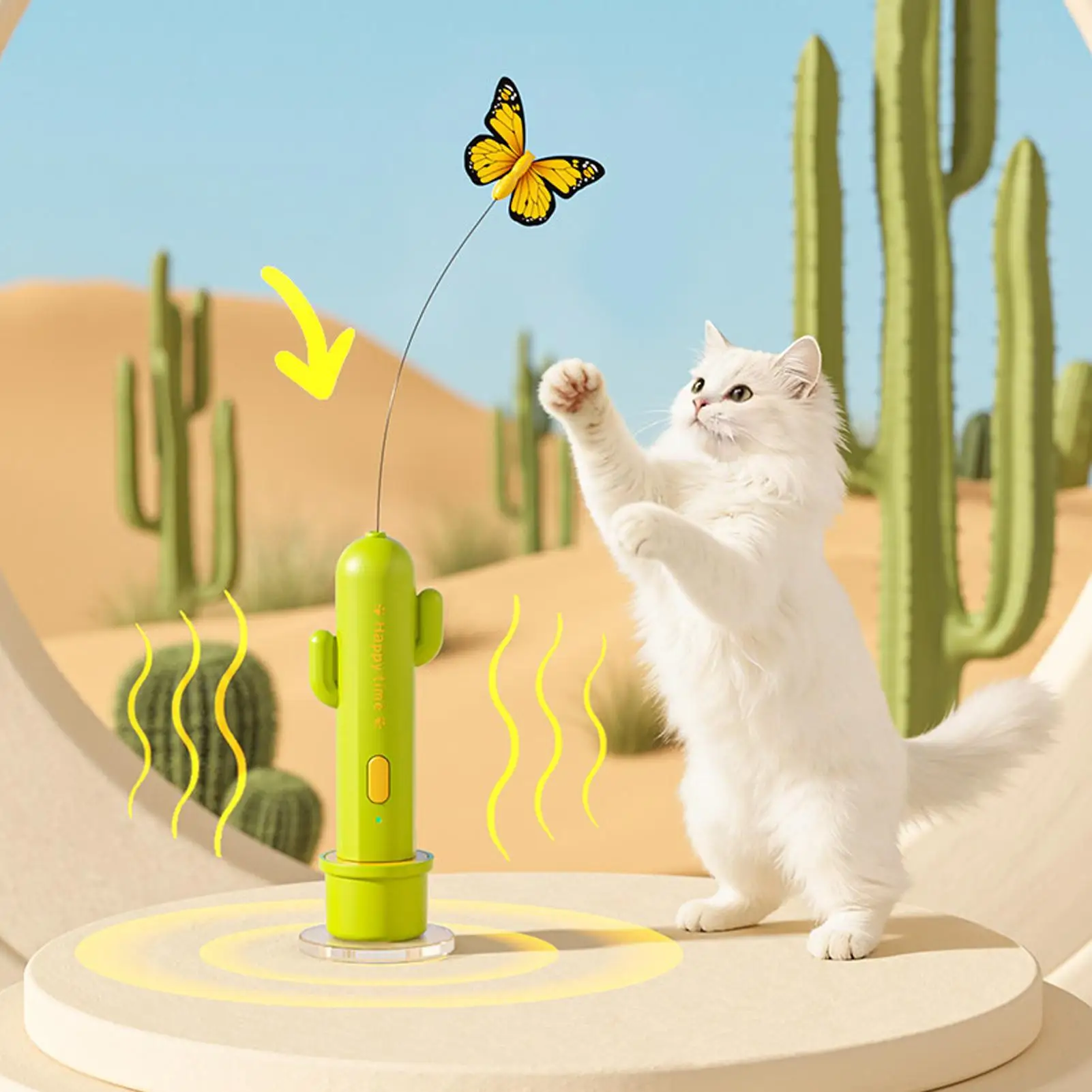 Interactive Cat Toy 2 Mode Rechargeable Electric Self-Play Rod With Suction Cup Cat Enrichment Toys For Home Furniture Couch
Interactive Cat Toy 2 Mode Rechargeable Electric Self-Play Rod With Suction Cup Cat Enrichment Toys For Home Furniture Couch