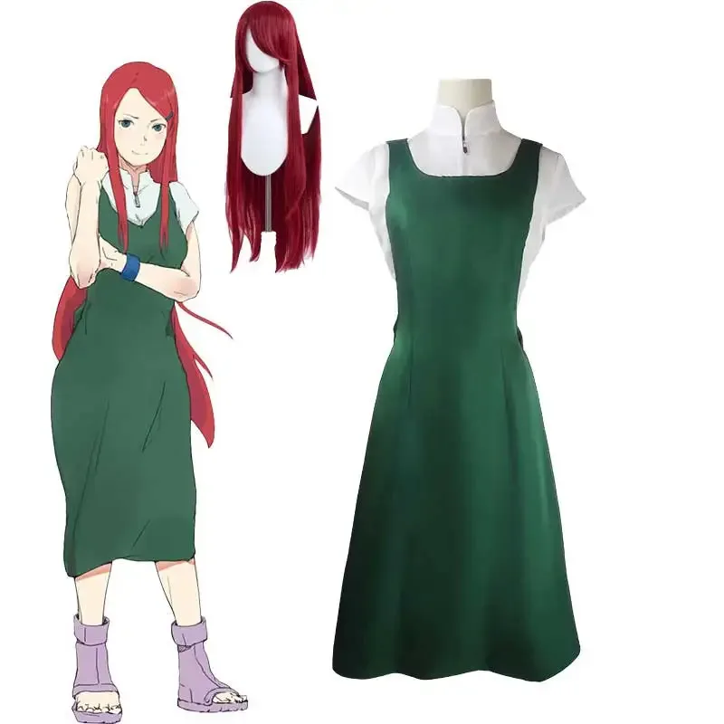 Anime Kushina Uzumaki Cosplay Fancy Green Dress Party Clothes Halloween Costume For Adult Women
Anime Kushina Uzumaki Cosplay Fancy Green Dress Party Clothes Halloween Costume For Adult Women