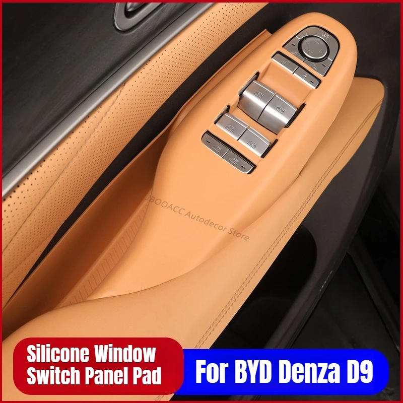 For BYD Denza D9 Silicone Window Switch Panel Trim Auto Door Storage Box Pad Anti-Scratch Window Lifter Interior Protector Decal
For BYD Denza D9 Silicone Window Switch Panel Trim Auto Door Storage Box Pad Anti-Scratch Window Lifter Interior Protector Decal