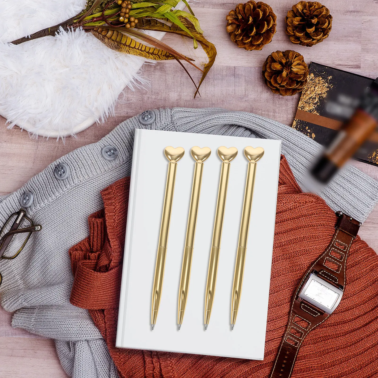 12Pcs Metal Pen Premium Smooth Flow Ballpoint Pens Comfortable Grip for Writing Sketching Diaries Handmade Cards Daily Use
12Pcs Metal Pen Premium Smooth Flow Ballpoint Pens Comfortable Grip for Writing Sketching Diaries Handmade Cards Daily Use