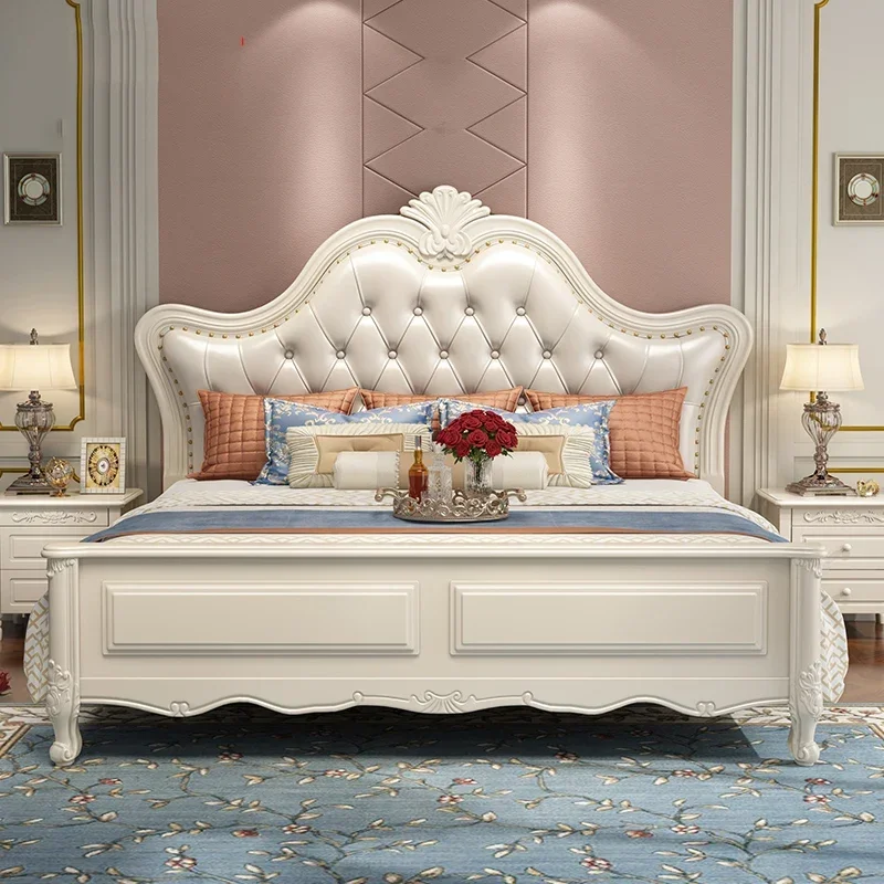 European Castle Bed Design Luxury Children Nordic Bedroom Bed Girls Princess Beauty Double Wooden Cama Lounge Suite Furniture
European Castle Bed Design Luxury Children Nordic Bedroom Bed Girls Princess Beauty Double Wooden Cama Lounge Suite Furniture