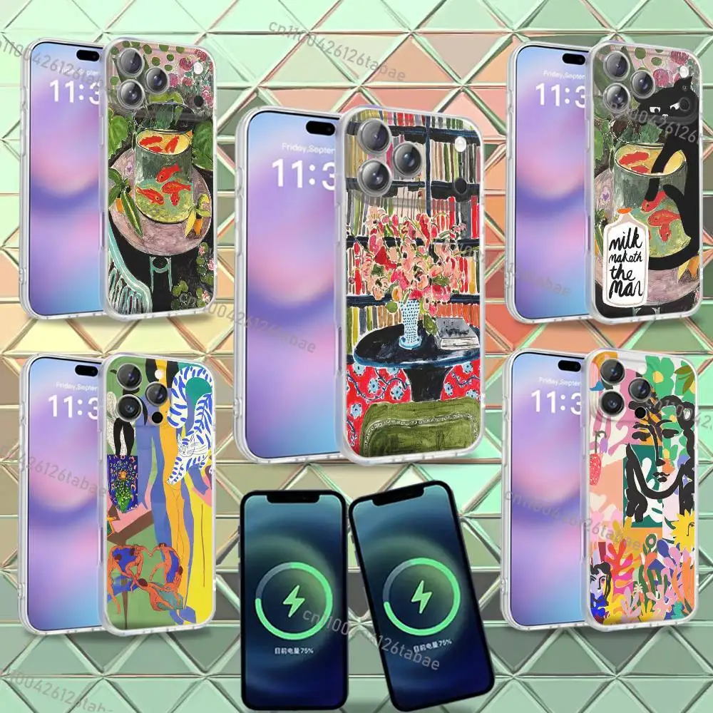 FOR H-Henri M-Matisse Art Pal Phone Case For iPhone 16,14,11,17,13,15,12,Air,Plus,Pro,Max,E,Mini Frosted for MagSafe Magnetic
FOR H-Henri M-Matisse Art Pal Phone Case For iPhone 16,14,11,17,13,15,12,Air,Plus,Pro,Max,E,Mini Frosted for MagSafe Magnetic