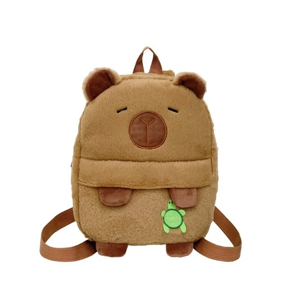 Kawaii Cartoon Capybara Backpack Plush Large Capacity Students Schoolbag Lightweight Zipper Kids Travel Backpack
Kawaii Cartoon Capybara Backpack Plush Large Capacity Students Schoolbag Lightweight Zipper Kids Travel Backpack
