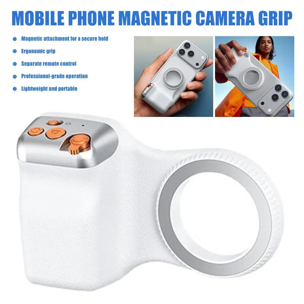 Magnetic Phone Grip for magsafe Ergonomics Phone Remote Shutter Handle Universal Portable Holder For Photography
Magnetic Phone Grip for magsafe Ergonomics Phone Remote Shutter Handle Universal Portable Holder For Photography