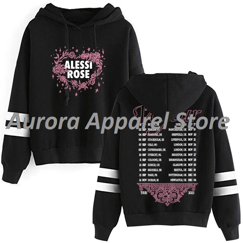 Alessi Rose The Voyeur Tour 2025 Толстовки-пуловеры с капюшоном без карманов и рукавами с параллельными перекладинами Уличная одежда
Alessi Rose The Voyeur Tour 2025 Толстовки-пуловеры с капюшоном без карманов и рукавами с параллельными перекладинами Уличная одежда