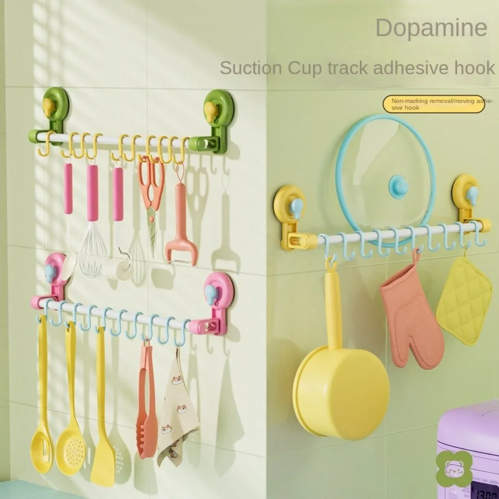 Durable Plastic Suction Cup Hook Dopamine Wall Mounted Towel Storage Rack Punch Free Waterproof Bathroom Slide Rail Hook Toilet
Durable Plastic Suction Cup Hook Dopamine Wall Mounted Towel Storage Rack Punch Free Waterproof Bathroom Slide Rail Hook Toilet