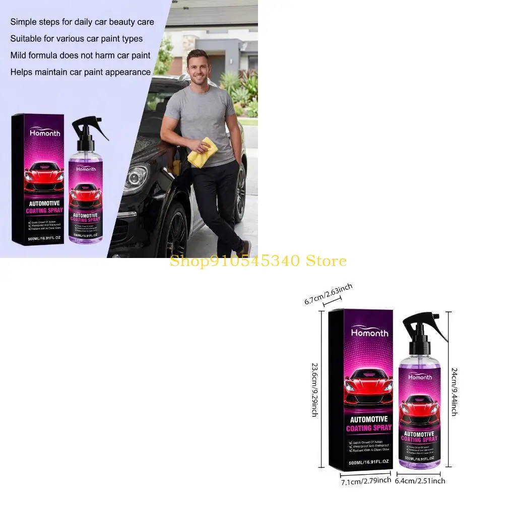 U2JA Ceramic Coating for Car Wax Sprayer Protect Paint Work with Highly Concentrated Hydrophobic Ceramic Detail Top Coating
U2JA Ceramic Coating for Car Wax Sprayer Protect Paint Work with Highly Concentrated Hydrophobic Ceramic Detail Top Coating