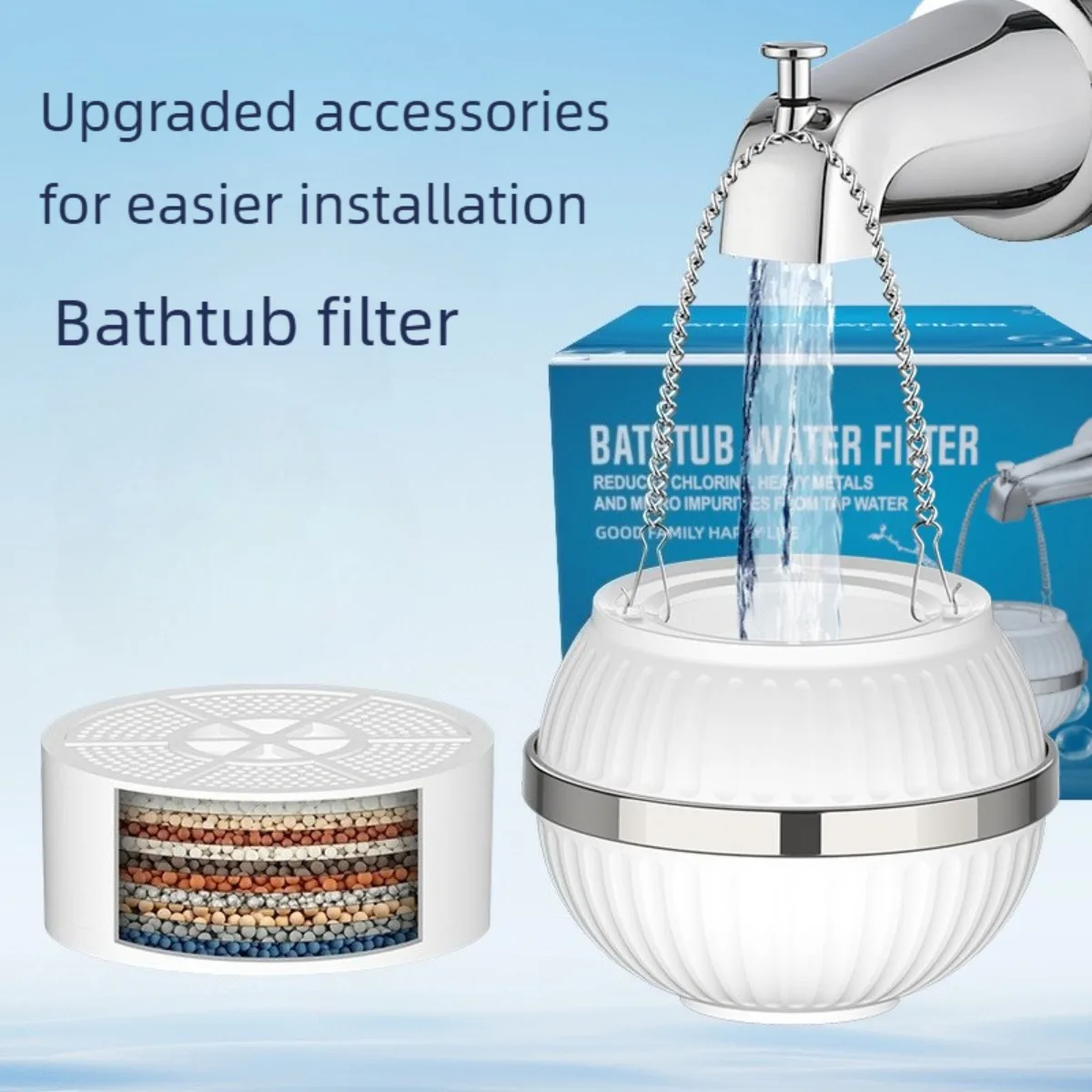 Shower Filter For Hard Water,25-Stage Filtration Removes 99% Chlorine Harmful Substances Heavy Metals,Improves your Skin & Hair
Shower Filter For Hard Water,25-Stage Filtration Removes 99% Chlorine Harmful Substances Heavy Metals,Improves your Skin & Hair