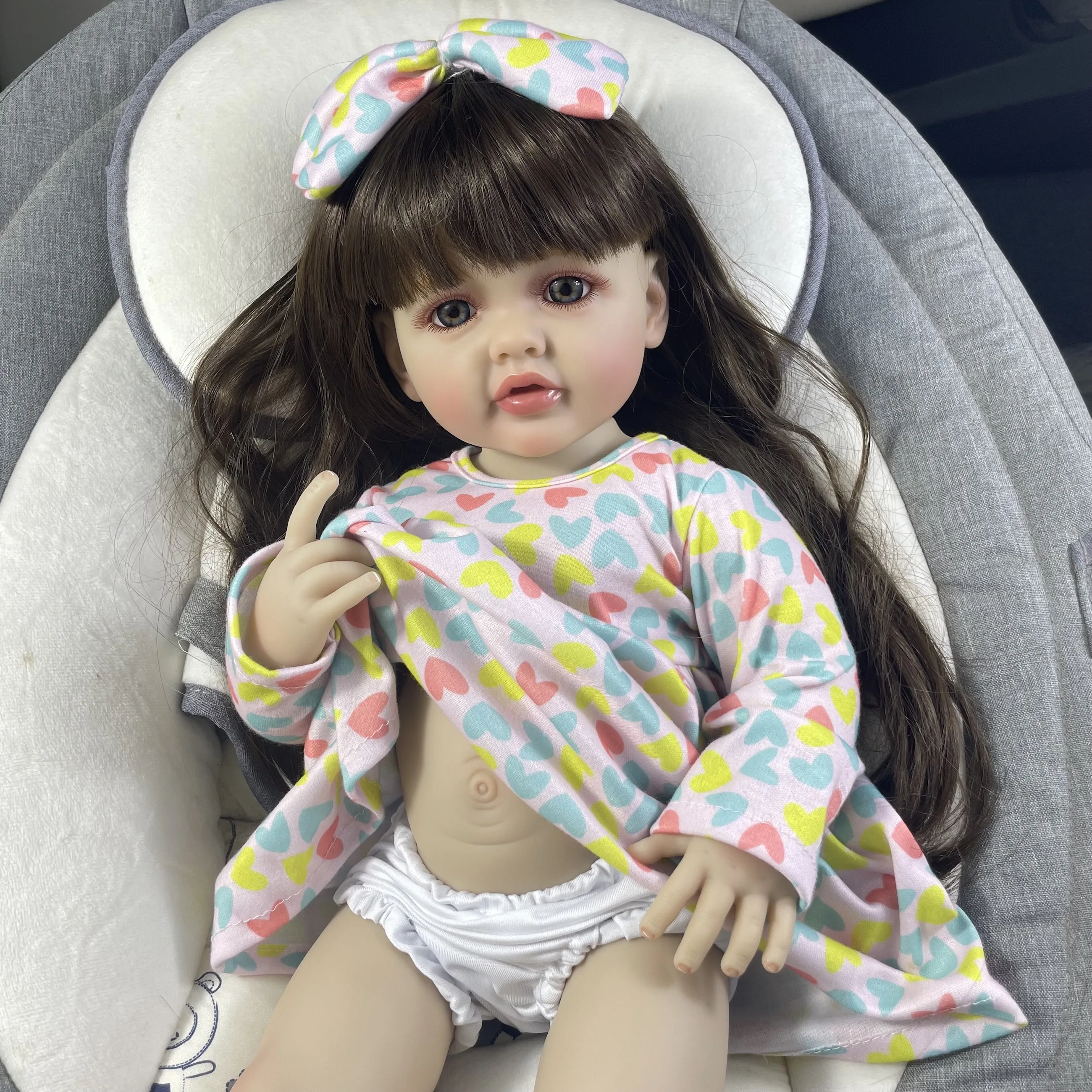MRB 22Inch 55CM Full Silicone Vinyl Reborn Baby Doll Betty Lifelike Girl Princess Toddler Bebe Doll Birthday Christmas Gift
MRB 22Inch 55CM Full Silicone Vinyl Reborn Baby Doll Betty Lifelike Girl Princess Toddler Bebe Doll Birthday Christmas Gift