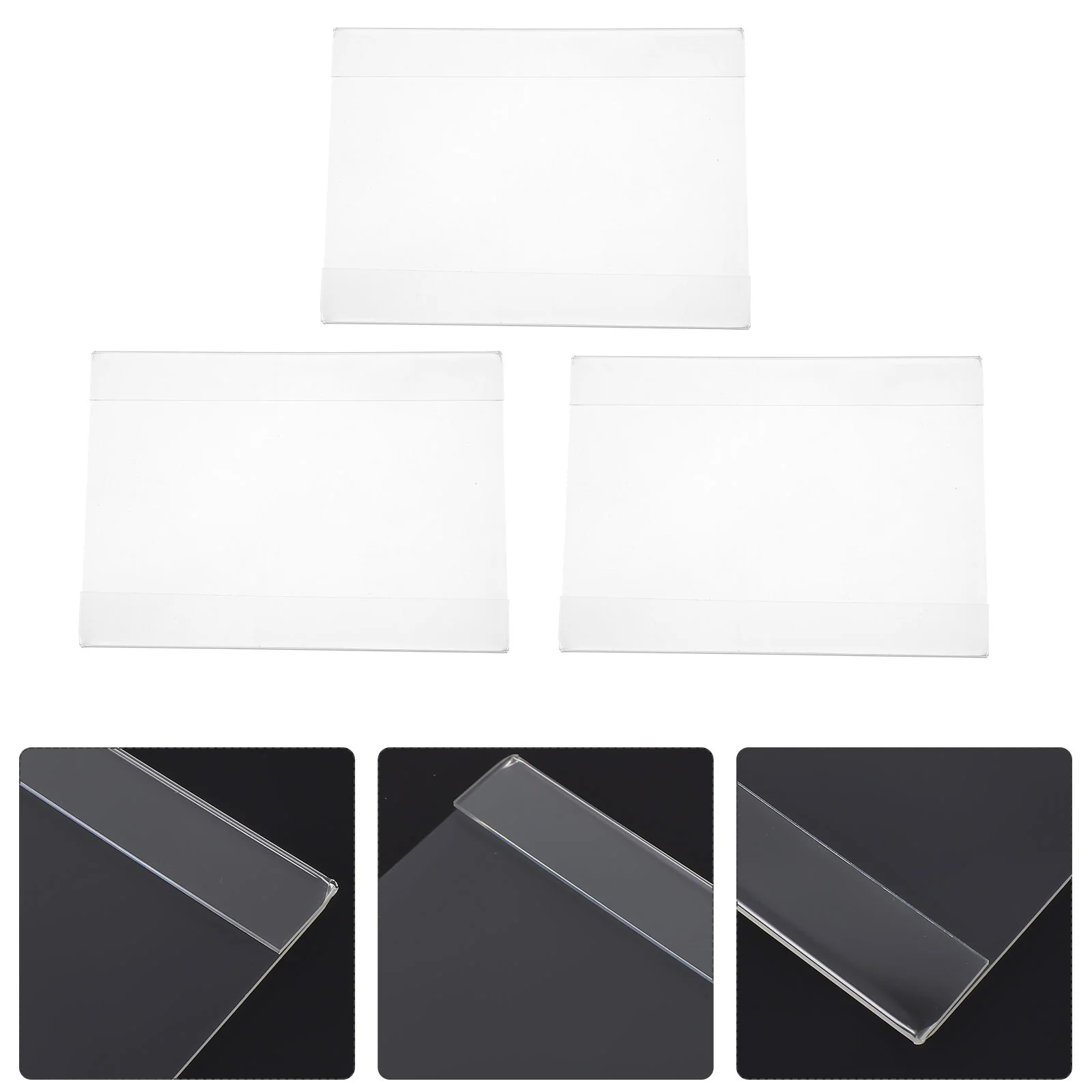 5 Pcs Clear Acrylic Price Display Holders Sticker Labels Board Store Tag Shelf Retail Label Holder Product Info
5 Pcs Clear Acrylic Price Display Holders Sticker Labels Board Store Tag Shelf Retail Label Holder Product Info