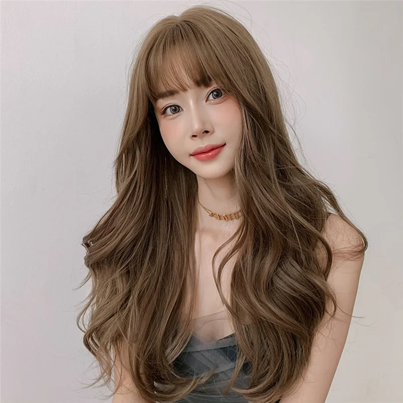 WIND FLYING Wig Bob Bobo Wig With Bangs For Women, Natural Looking Long Bob Wig, Long Curly Wig For Daily Korea Versions Durable
WIND FLYING Wig Bob Bobo Wig With Bangs For Women, Natural Looking Long Bob Wig, Long Curly Wig For Daily Korea Versions Durable