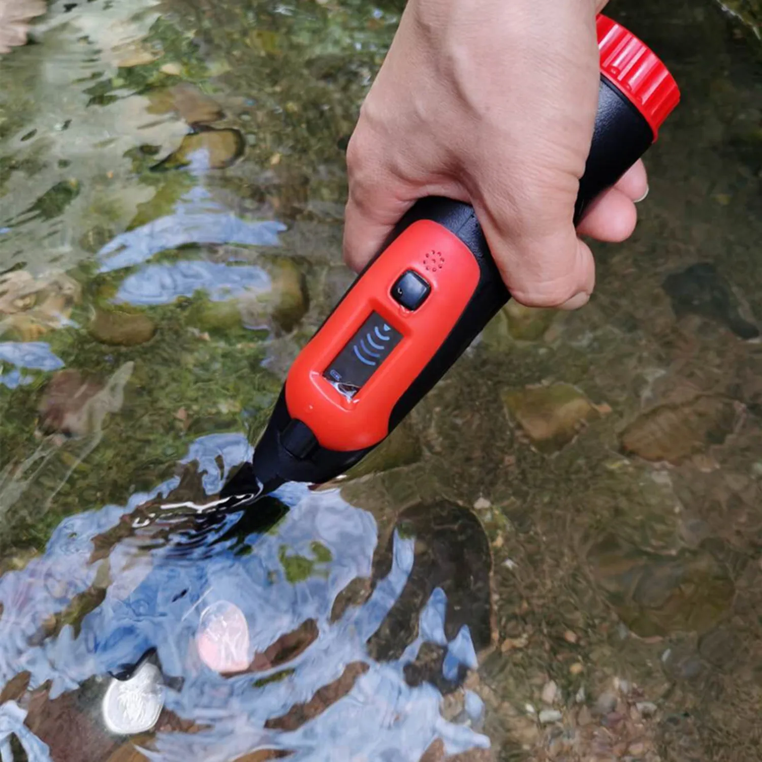 Waterproof Pinpoint Metal Detector Pinpointer High Sensitivity Gold Detector Three Modes LCD Display Optional 9V Battery Kits
Waterproof Pinpoint Metal Detector Pinpointer High Sensitivity Gold Detector Three Modes LCD Display Optional 9V Battery Kits