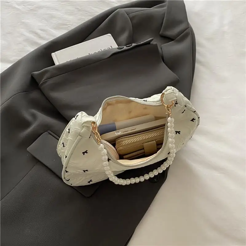 Women’s Elegant Wrinkled Bow Handbag Versatile Underarm Shoulder Purse for Evening and Daytime
Women’s Elegant Wrinkled Bow Handbag Versatile Underarm Shoulder Purse for Evening and Daytime