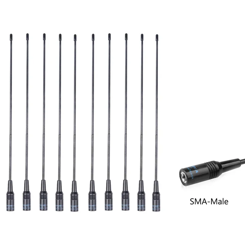 10x Nagoya NA-771 SMA-Male VHF/UHF 144/430MHz Dual Band Flexible Antenna For Baofeng UV-3R TH-UVF9 UV3R KG-UV6D VX-3R Radio 38cm
10x Nagoya NA-771 SMA-Male VHF/UHF 144/430MHz Dual Band Flexible Antenna For Baofeng UV-3R TH-UVF9 UV3R KG-UV6D VX-3R Radio 38cm