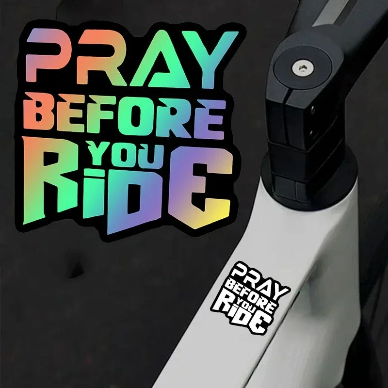 Car Window Bicycles Scooter Universal Vinyl Decal 1pc PRAY BEFORE YOU RIDE Motorcycle Waterproof Stickers for Motorcycle Helmets
Car Window Bicycles Scooter Universal Vinyl Decal 1pc PRAY BEFORE YOU RIDE Motorcycle Waterproof Stickers for Motorcycle Helmets