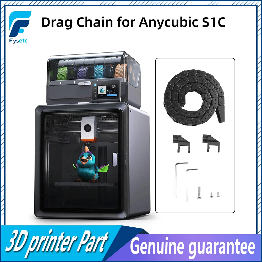 3D Printer Drag Chain For Anycubic S1C Not Easily Broken / Highly Tough Drag Chain For S1C 3D Prnter Parts
3D Printer Drag Chain For Anycubic S1C Not Easily Broken / Highly Tough Drag Chain For S1C 3D Prnter Parts