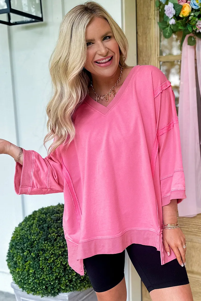 2024 Early Autumn New Loose Pullover Tops V-Neck Sweatshirt Women Street Style Fashion Casual All-match Long Sleeve T-shirt
2024 Early Autumn New Loose Pullover Tops V-Neck Sweatshirt Women Street Style Fashion Casual All-match Long Sleeve T-shirt