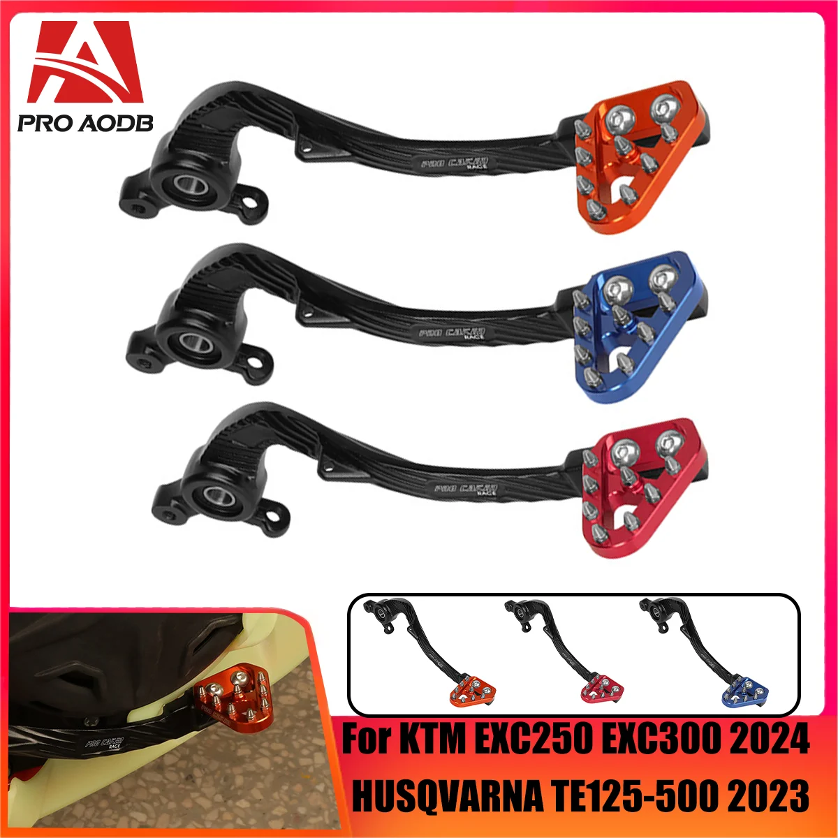 NEW 2024 Motorcycle CNC Rear Foot Brake Lever Pedal For Husqvarna TE FE 125-500 Dirt bike 2023 For KTM EXC250 EXC300 250 300 EXC
NEW 2024 Motorcycle CNC Rear Foot Brake Lever Pedal For Husqvarna TE FE 125-500 Dirt bike 2023 For KTM EXC250 EXC300 250 300 EXC