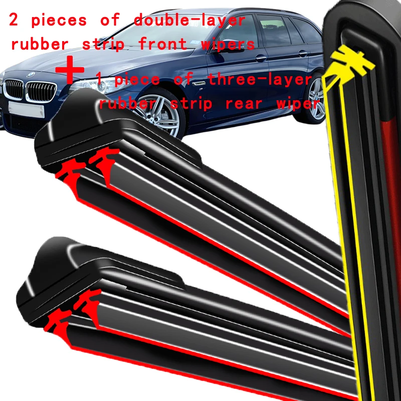 Wiper Front & Rear Wiper Blades Set For BMW 5 Series F11 2010 2011 2012 2013 2014 2015 2016 Windshield Windscreen 26"+18"+14"
Wiper Front & Rear Wiper Blades Set For BMW 5 Series F11 2010 2011 2012 2013 2014 2015 2016 Windshield Windscreen 26"+18"+14"