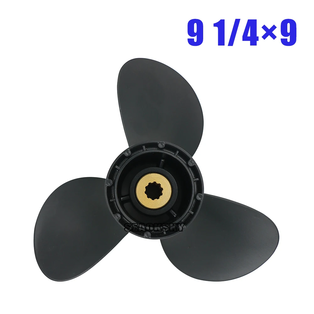 58100-93723-019 Aluminum Propeller 9-1/4*9 For Suzuki Outboard Motor 8-20HP,10 Teeth
58100-93723-019 Aluminum Propeller 9-1/4*9 For Suzuki Outboard Motor 8-20HP,10 Teeth