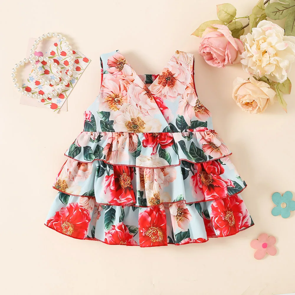 Summer Baby Dress Flower Printed Tutu Dress Baby Girl Birthday Party Dress Baby Vacation Clothes
Summer Baby Dress Flower Printed Tutu Dress Baby Girl Birthday Party Dress Baby Vacation Clothes
