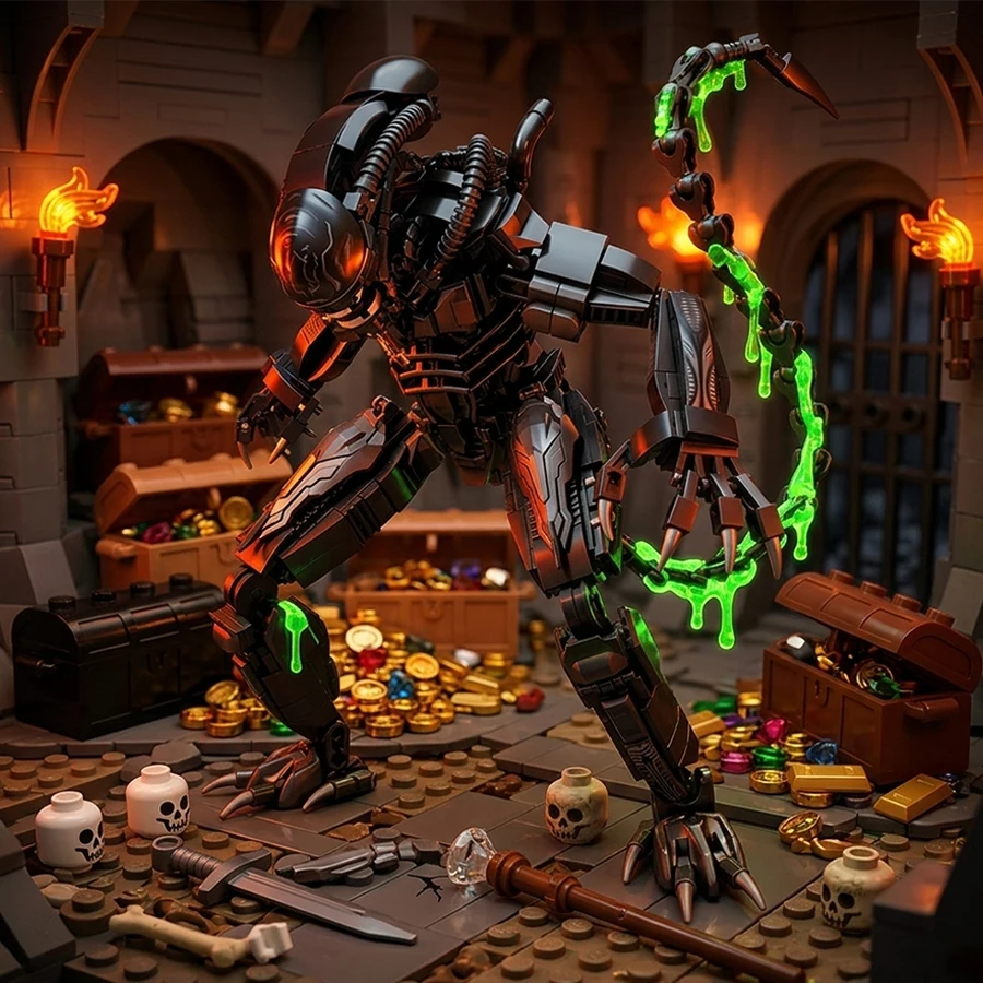 1000+PCS Sci-Fi Monster Building Blocks Set, Alien Creature Style MOC Construction Kit, High-Difficulty Model for Adults, Creati
1000+PCS Sci-Fi Monster Building Blocks Set, Alien Creature Style MOC Construction Kit, High-Difficulty Model for Adults, Creati