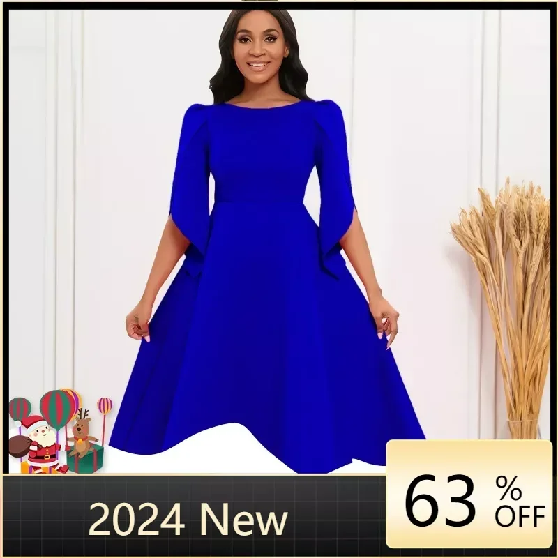 Petal Sleeve A-line Dress African Long Dresses for Women 2024 Summer Sale Evening Party High Waist Robe Femme Plus Size Ladies
Petal Sleeve A-line Dress African Long Dresses for Women 2024 Summer Sale Evening Party High Waist Robe Femme Plus Size Ladies