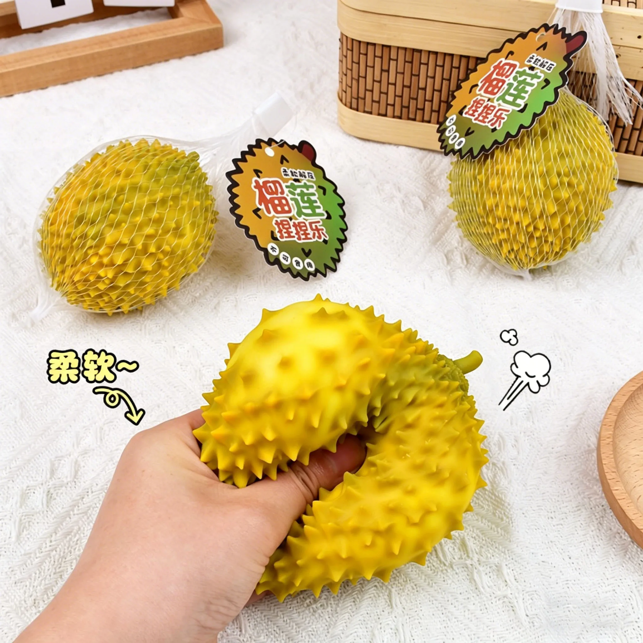 Soft Durian Fruit Squishy Toy – Slow Rising Stress Relief for Adults, Squeeze Anti-Anxiety Sensory Fidget Toy
Soft Durian Fruit Squishy Toy – Slow Rising Stress Relief for Adults, Squeeze Anti-Anxiety Sensory Fidget Toy