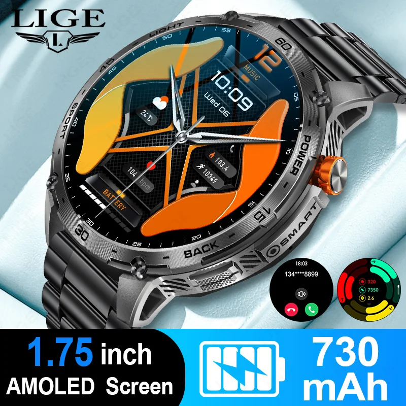 LIGE Camera-ready Wireless Smart Watch Remote Control Photography Smartwatches Bluetooth Calling Sports Fitness Waterproof Watch
LIGE Camera-ready Wireless Smart Watch Remote Control Photography Smartwatches Bluetooth Calling Sports Fitness Waterproof Watch