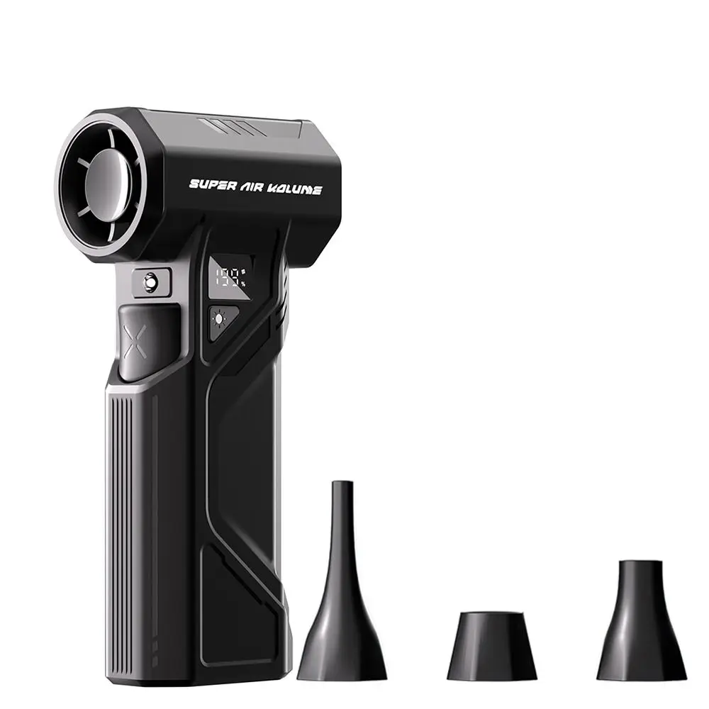 130000 RPM Turbo Violent Fan 100 Speed Digital Display Powerful Dust Blower High-Speed Rechargeable Brushless Motor Outdoor
130000 RPM Turbo Violent Fan 100 Speed Digital Display Powerful Dust Blower High-Speed Rechargeable Brushless Motor Outdoor