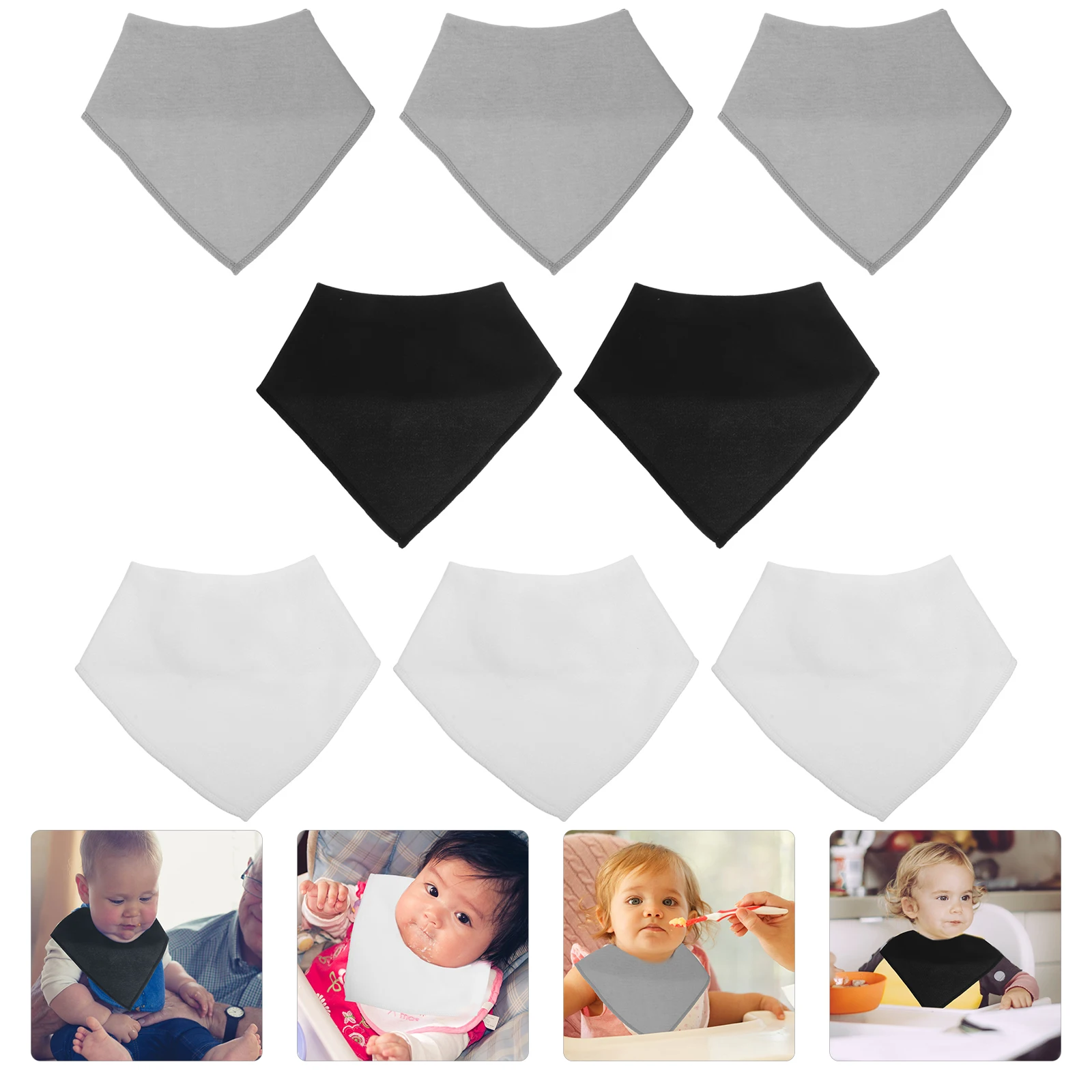 8pcs Baby Bibs Newborn Saliva Towel Simple Lunch Feeding Triangle Scarf Washable Dry Clean Drool Durability Gift
8pcs Baby Bibs Newborn Saliva Towel Simple Lunch Feeding Triangle Scarf Washable Dry Clean Drool Durability Gift