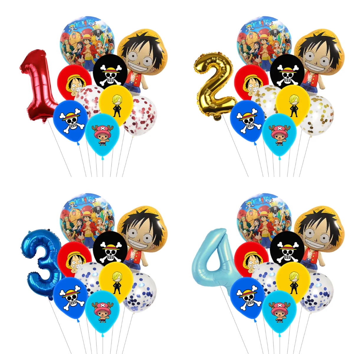 One Piece Character Theme Balloons Set Anime Party Decor Balloons For Children Birthday
One Piece Character Theme Balloons Set Anime Party Decor Balloons For Children Birthday