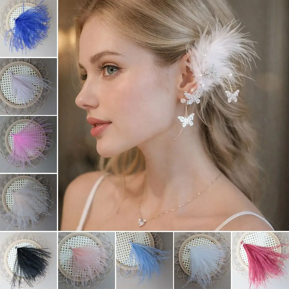 50Pcs Sewing Costuming Ostrich Feathers 5-8cm Earring Decoration Plume Feathers Trim Multicolor DIY Materials
50Pcs Sewing Costuming Ostrich Feathers 5-8cm Earring Decoration Plume Feathers Trim Multicolor DIY Materials