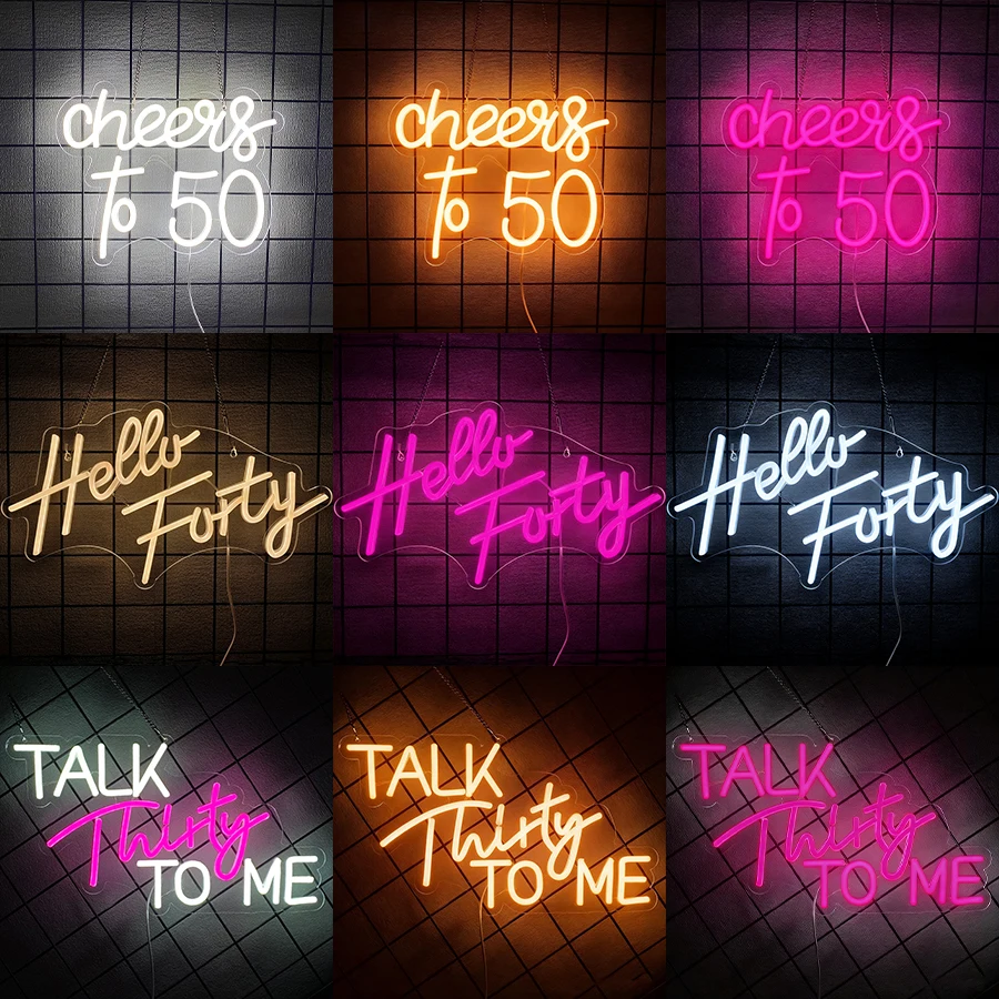 Cheers to 50 Neon Sign,Happy 50th Birthday LED Signs For Wall Decor,Neon Lights for Birthday Party,Bedroom,Wedding,Anniversary
Cheers to 50 Neon Sign,Happy 50th Birthday LED Signs For Wall Decor,Neon Lights for Birthday Party,Bedroom,Wedding,Anniversary