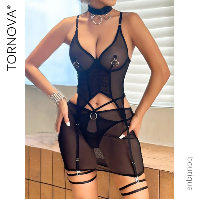 Tornova Lencerias сексуальное горячее женское белье сексуальное нижнее белье без цензуры ультратонкая сетка сексуальные перспективные подвязки нижнее белье комплект из 5 предметов 
Tornova Lencerias сексуальное горячее женское белье сексуальное нижнее белье без цензуры ультратонкая сетка сексуальные перспективные подвязки нижнее белье комплект из 5 предметов