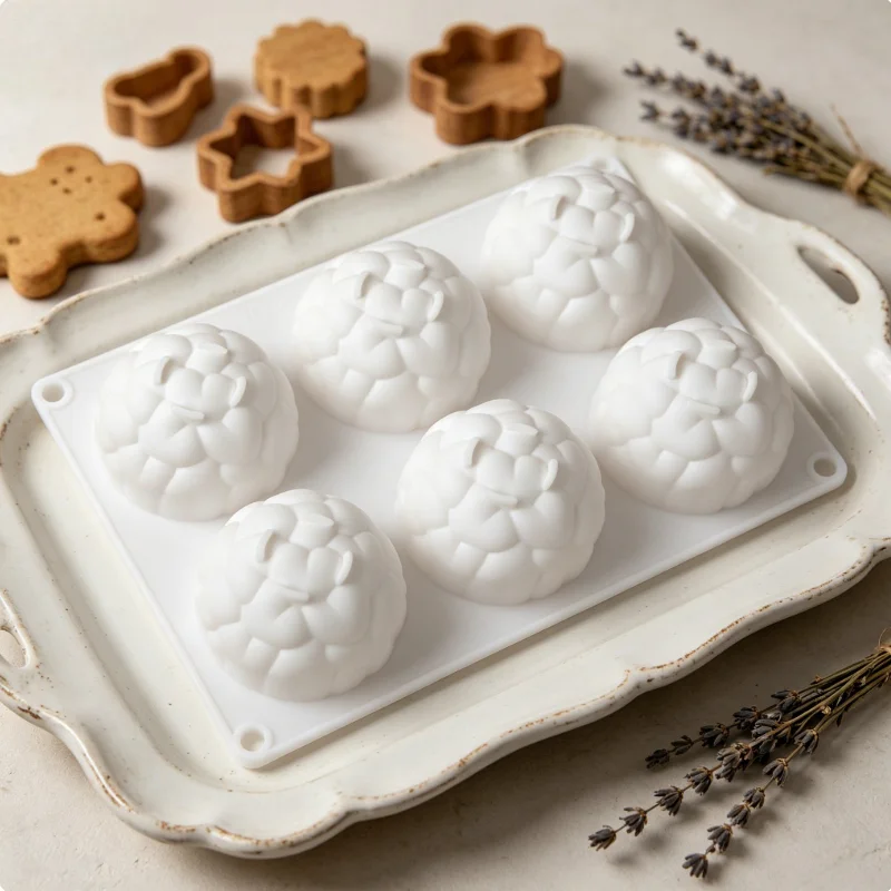 1pc heart silicone baking mold 6-cavity 3D non-stick perfect spherical design for chocolate cakes romantic baking tool
1pc heart silicone baking mold 6-cavity 3D non-stick perfect spherical design for chocolate cakes romantic baking tool