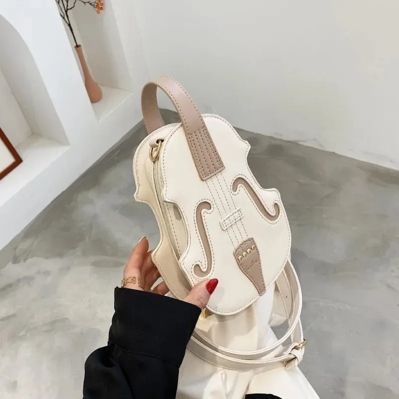 Creative Violin Female Crossbody Bag PU Leather Small Backpacks for Women Luxury Design Thread Ladies Fashion Shoulder Bag
Creative Violin Female Crossbody Bag PU Leather Small Backpacks for Women Luxury Design Thread Ladies Fashion Shoulder Bag