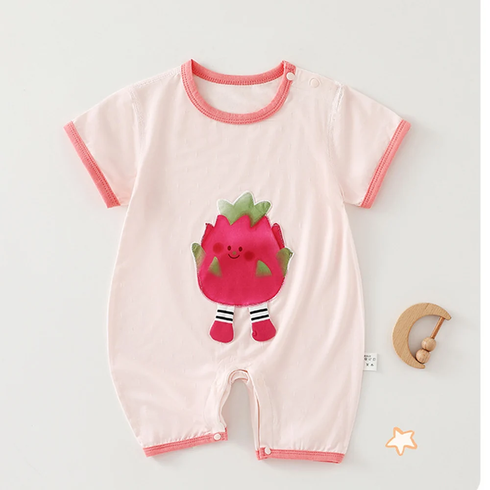 Baby Summer Clothes Thin Cute Short Sleeve Baby Girl Romper Newborn Baby Boy Jumpsuit Infant Boutique Clothing 
Baby Summer Clothes Thin Cute Short Sleeve Baby Girl Romper Newborn Baby Boy Jumpsuit Infant Boutique Clothing
