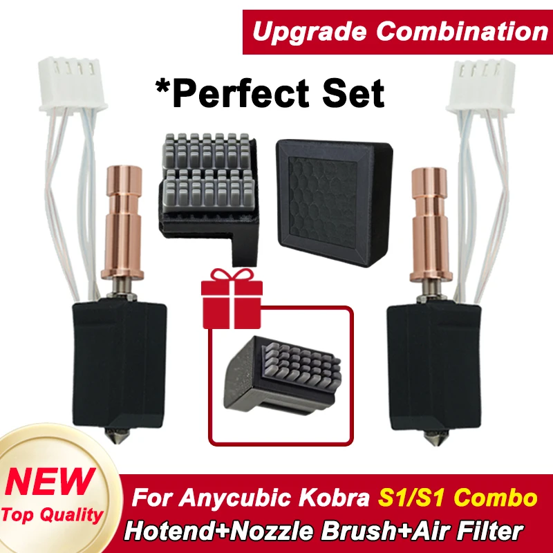 Обновление сопла стеклоочистителя воздушный фильтр Hotend для сопла Kobra S1 силиконовая щетка обновленный воздушный фильтр для Kobra S1 Combo Upgrade Hotend
Обновление сопла стеклоочистителя воздушный фильтр Hotend для сопла Kobra S1 силиконовая щетка обновленный воздушный фильтр для Kobra S1 Combo Upgrade Hotend