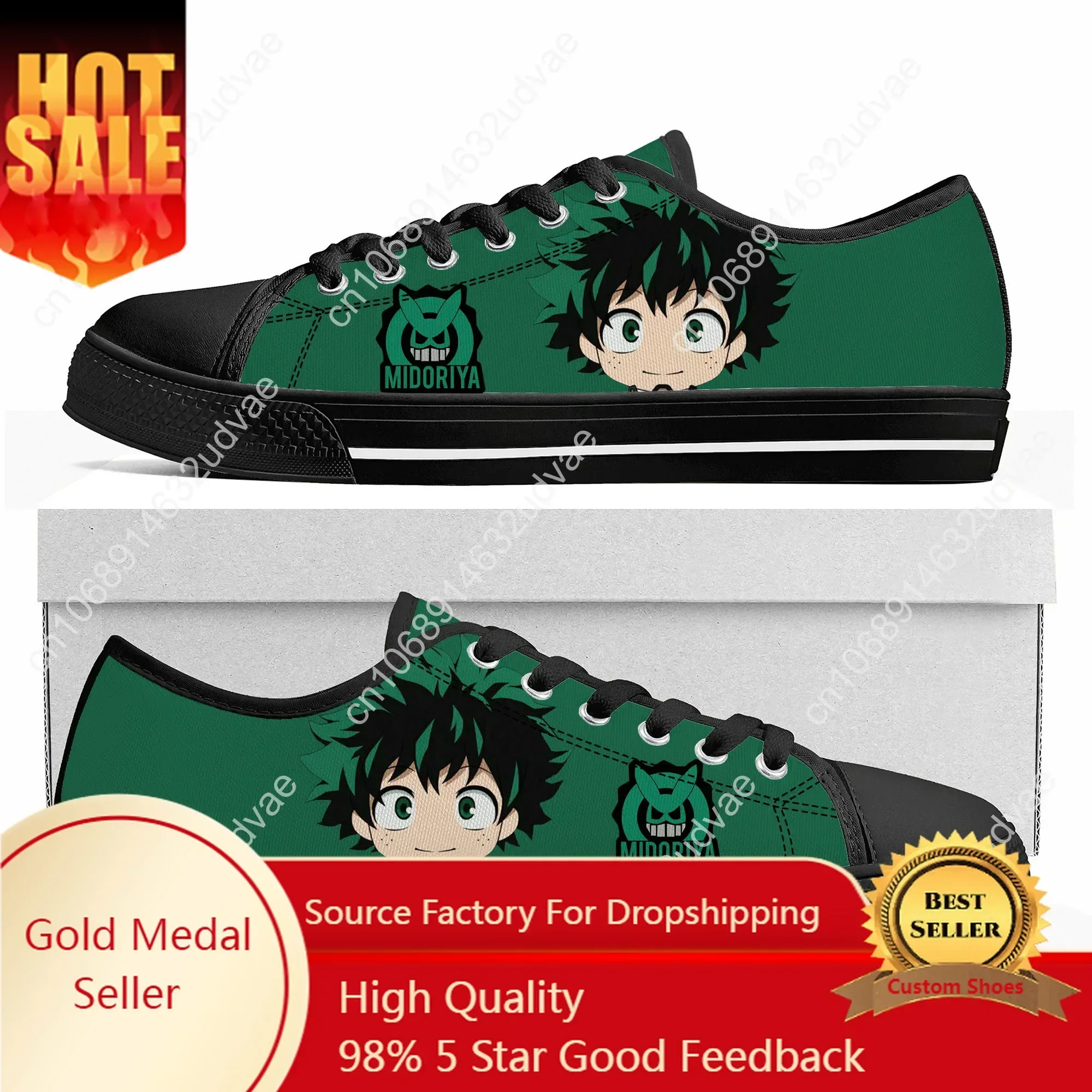 Anime Izuku Midoriya My Hero Academia Low Top Sneakers Mens Womens Teenager High Quality Canvas Sneaker Couple Shoes Custom Shoe
Anime Izuku Midoriya My Hero Academia Low Top Sneakers Mens Womens Teenager High Quality Canvas Sneaker Couple Shoes Custom Shoe