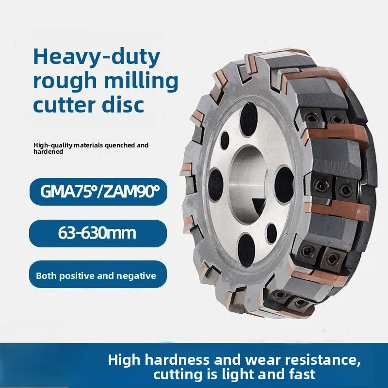 GMA75° ZMA90° Changzhou Heavy-Duty Indexable Face Mill, Pad-Type for Boring/Milling Roughing
GMA75° ZMA90° Changzhou Heavy-Duty Indexable Face Mill, Pad-Type for Boring/Milling Roughing