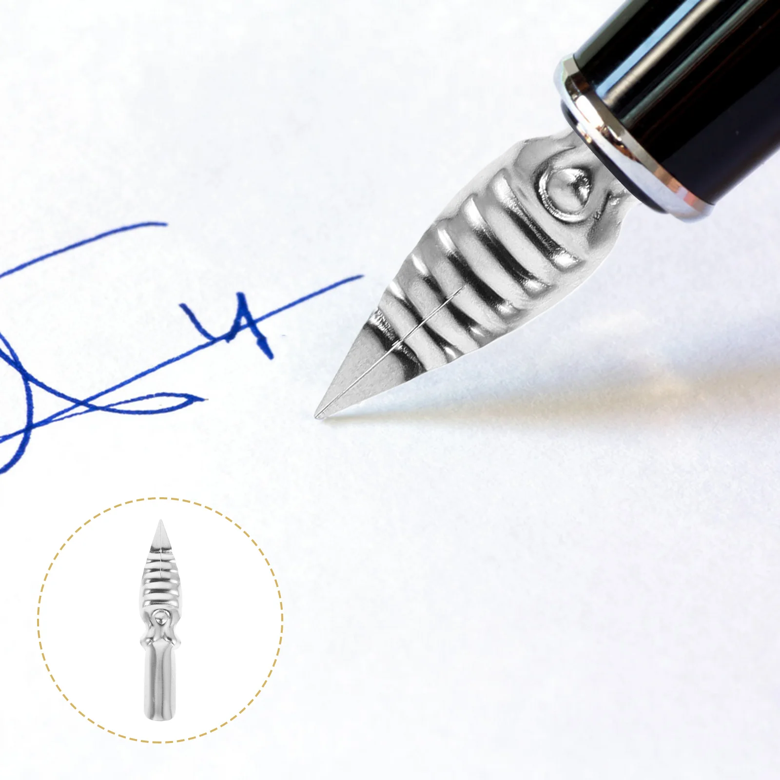 15pcs Calligraphy Dip Pen Nib Replacement: Spare Drawing Nibs For Fountain Pens Metal Comic Inking Point For Illustrators
15pcs Calligraphy Dip Pen Nib Replacement: Spare Drawing Nibs For Fountain Pens Metal Comic Inking Point For Illustrators