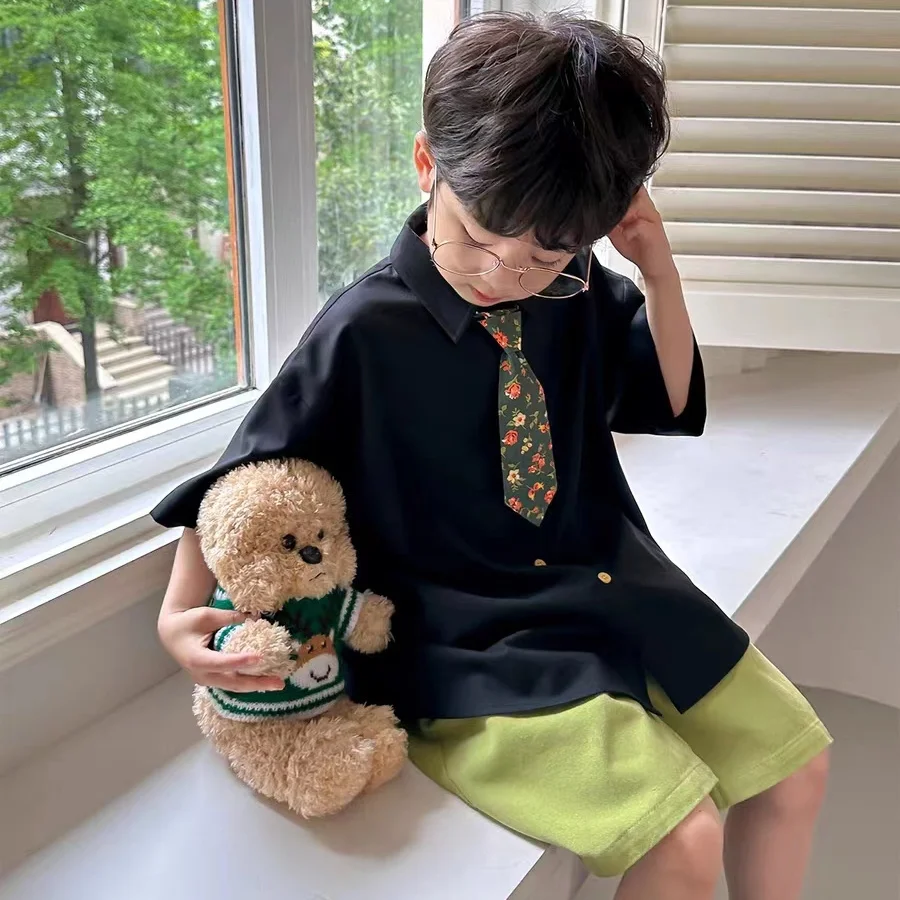 Shirt Suit Korean Children's Clothing 2025 Summer Child Clothes 3 Years T-shirt for A Boy Junior Top and Bottom Set Boys Outdoor
Shirt Suit Korean Children's Clothing 2025 Summer Child Clothes 3 Years T-shirt for A Boy Junior Top and Bottom Set Boys Outdoor