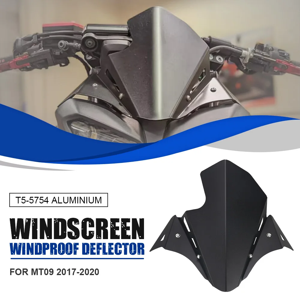 FOR Yamaha MT-09 MT09 2017-2018-2019-2020 Windshield Sport Windscreen Screen Wind Deflector Motorcycle Accessories Aluminum
FOR Yamaha MT-09 MT09 2017-2018-2019-2020 Windshield Sport Windscreen Screen Wind Deflector Motorcycle Accessories Aluminum
