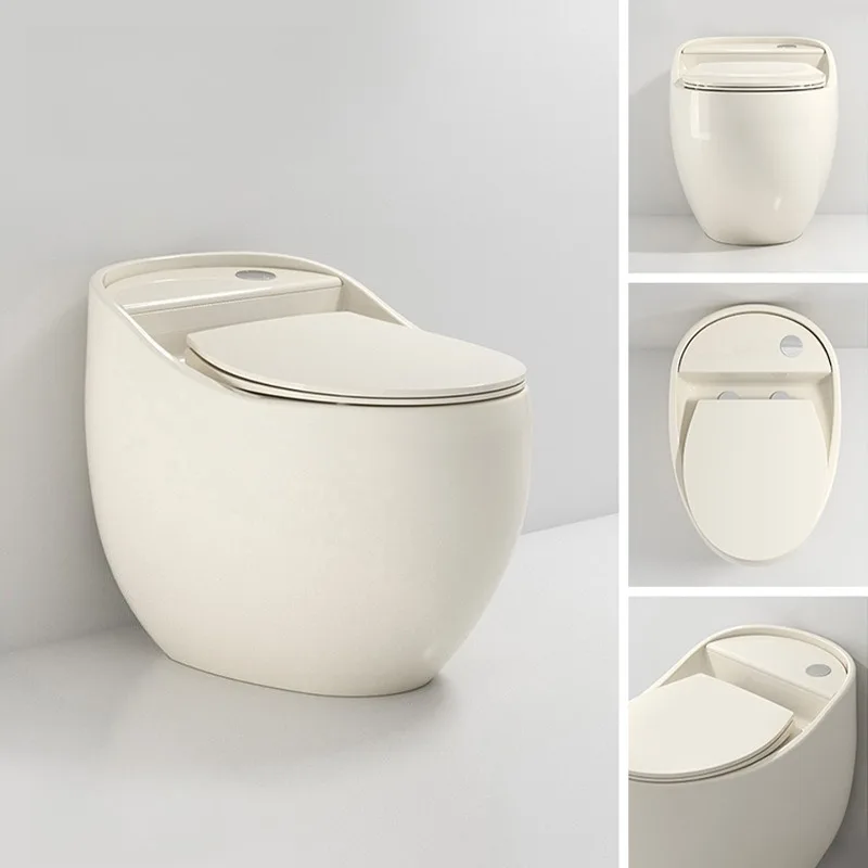 Cream wind creative egg-shaped toilet siphon toilet small apartment bathroom ceramic household
Cream wind creative egg-shaped toilet siphon toilet small apartment bathroom ceramic household