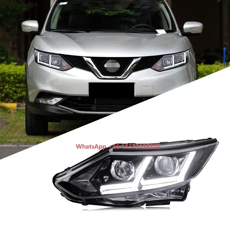 FOR 2016-2019 New Qashqai Headlight Assembly Modified LED Daytime Running Lights Dual-light Lens Xenon Headlight Assembly
FOR 2016-2019 New Qashqai Headlight Assembly Modified LED Daytime Running Lights Dual-light Lens Xenon Headlight Assembly